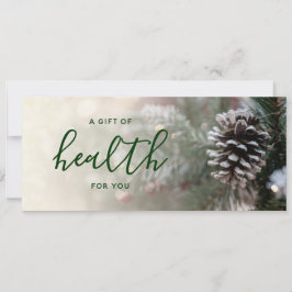 Winter Träd Chiropraktic Helgdag Gift Certificate