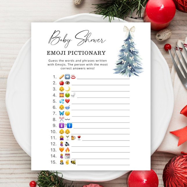 Winter träd \ Emoji pictionary-spel (Skapare uppladdad)