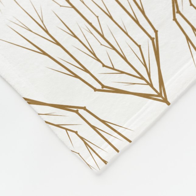Winter Träd Fleece Blanket (3 storlekar) (Hörn)
