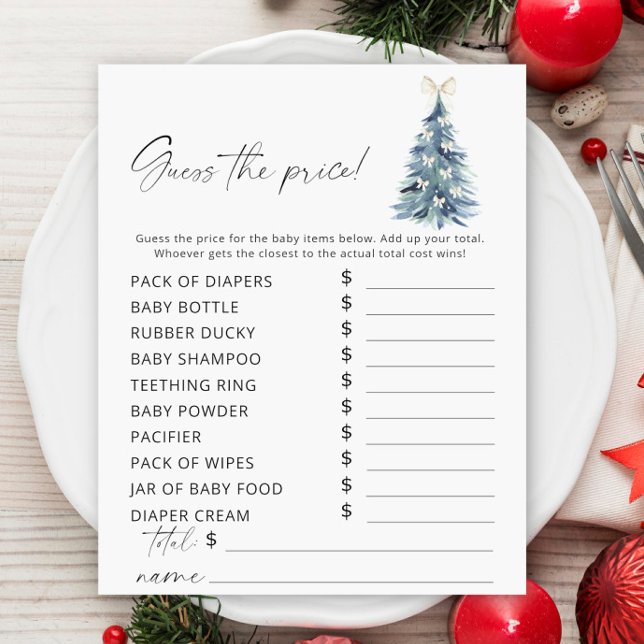 Winter träd gissar prist spel (Skapare uppladdad)