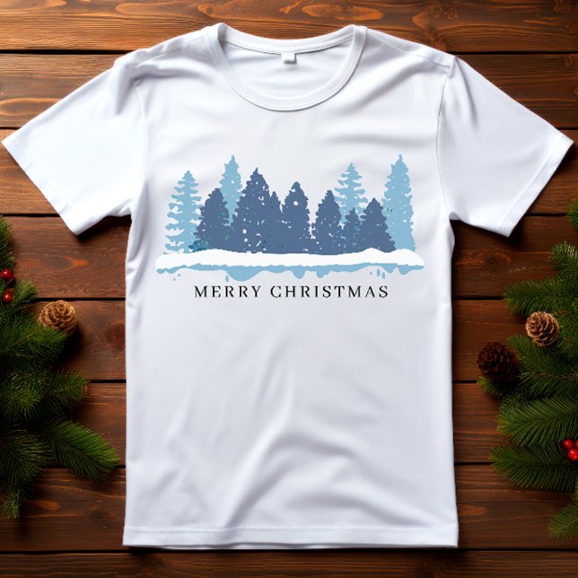 Winter Träd God jul T Shirt (Skapare uppladdad)