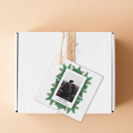 Winter Träd Grenar Photo Bröllop Gåvor Etiketter