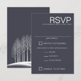 Winter Träd OSA Kort