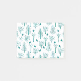 Winter Träd Post-it Block