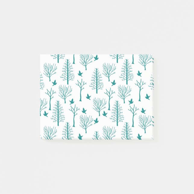 Winter Träd Post-it Block (Framsida)