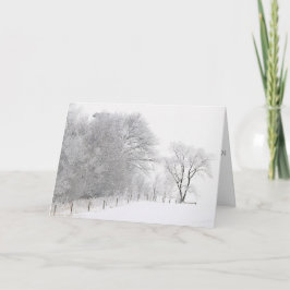 Winter Tranquility Christmas Card Helgkort