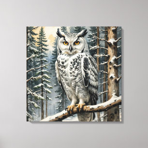 Winter Uggla Canvas Art