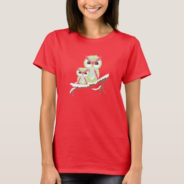 Winter Uggla T-shirt (Framsida)