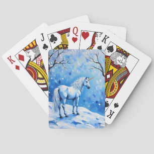 Winter Unicorn Casinokort
