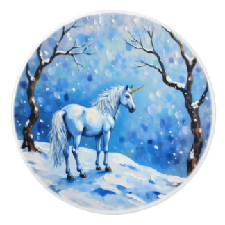 Winter Unicorn Knopp