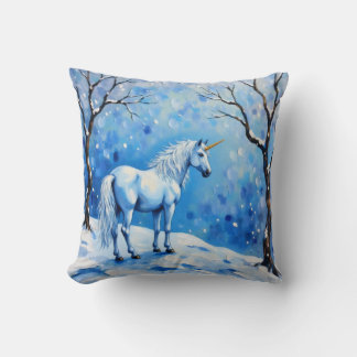 Winter Unicorn Kudde