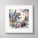 Winter Unicorn Magic Scene 2 Poster<br><div class="desc">Winter Unicorn Magic Scene 2 - Vattenfärg i ett Fantasty Art-medium</div>