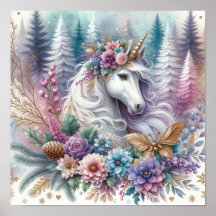 Winter Unicorn Magic Scene 3