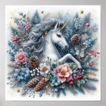 Winter Unicorn Magic Scene 6