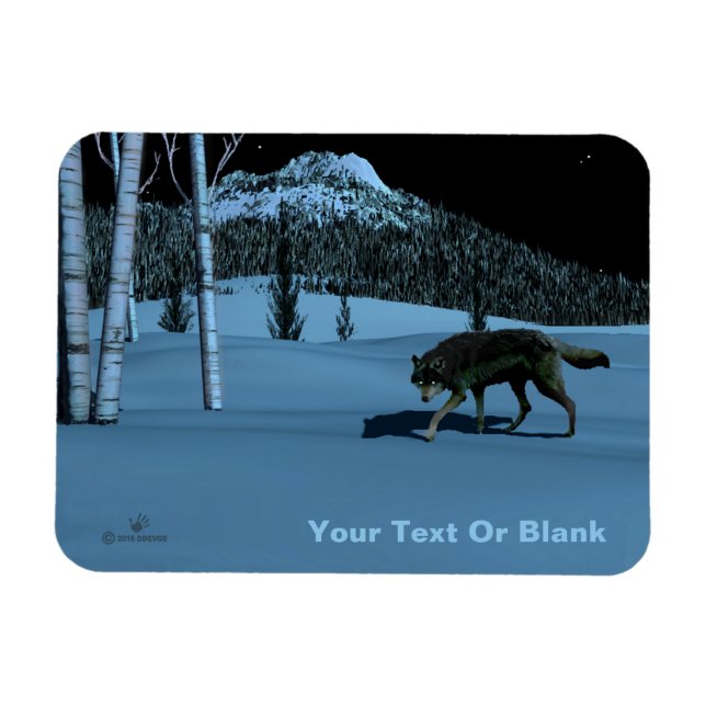 Winter Varg - Tapetum Lucidum Magnet (Horisontell)