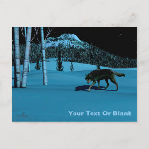 Winter Varg - Tapetum Lucidum Vykort