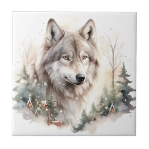 Winter Varg Tile Kakelplatta