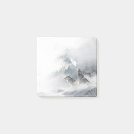 Winter Vargs Howling Post-it Notes Block