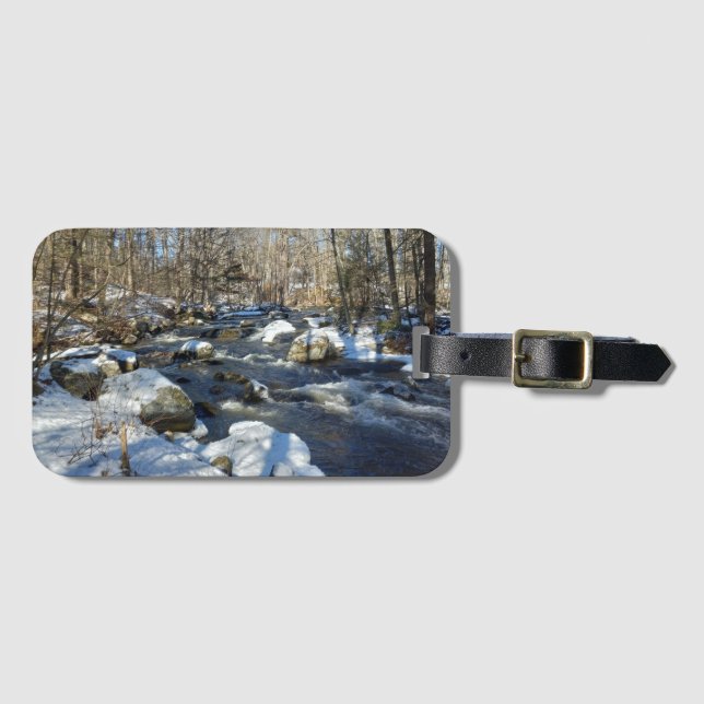 Winter Vatten Luggage Tag Bagagebricka (Framsida horisontal)