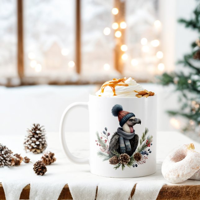 Winter Vibes California Condor - Kaffemugg (Skapare uppladdad)