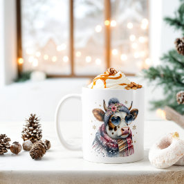 Winter Vibes Cow - Kaffemugg
