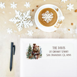 Winter Vibes Grizzly Bear - Returadress Returadress Etikett