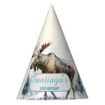 Winter Vibes Moose - Födelsedagsfest Hat