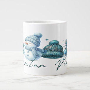 Winter Vibes Mugg: En Mysigt och gynnsam utformnin Jumbo Mugg