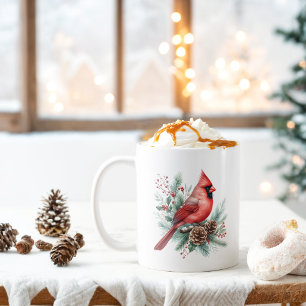 Winter Vibes Northern Kardinal - Kaffemugg