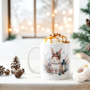Winter Vibes Rabbit - Kaffemugg