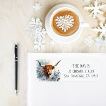 Winter Vibes Texas Longhorn - Returadress