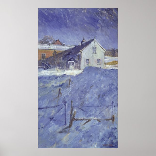 Winter vid Silver Lodge Poster (Framsidan)