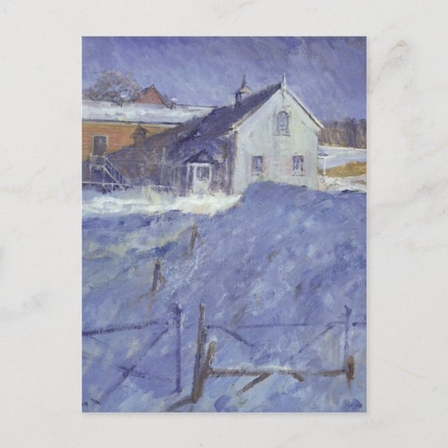 Winter vid Silver Lodge Vykort (Framsida)