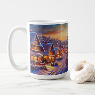 Winter Village Helgdag Kaffemugg