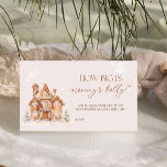 Winter Village Hur stort är Mamma Belly? Tilläggskort<br><div class="desc">Den här artikeln med ett gingerbrödstema och en skapar en charmig och mysigt vinterbäderlandscen. Den här artikeln har en trevlig,  viskös by med brödrott som är täckt av "snö"-isbildning,  omgiven av ömtåligt snöflingor. Paletten färg är mjuk och inbjudande med hjälp av vintertoner i neutralt. Matchande objekt är tillgängliga.</div>