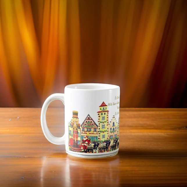 Winter Village Nutcracker Coffee Mugg (Skapare uppladdad)