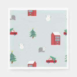 Winter Village Pappersservett