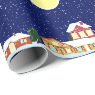 Winter Village Presentpapper