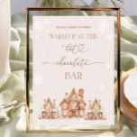 Winter Village Warm uppe på Hetten Chocolate Pub Poster<br><div class="desc">Den här artikeln med ett gingerbrödstema och en skapar en charmig och mysigt vinterbäderlandscen. Den här artikeln har en trevlig,  viskös by med brödrott som är täckt av "snö"-isbildning,  omgiven av ömtåligt snöflingor. Paletten färg är mjuk och inbjudande med hjälp av vintertoner i neutralt. Matchande objekt är tillgängliga.</div>