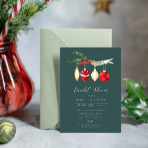 Winter Vintage Watercolor Ornament Möhippa