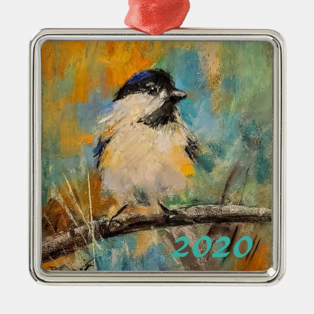 Winter Visitor 1 Julgransprydnad Metall (Framsidan)