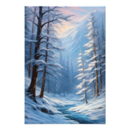 Winter-viskare, Silent Valley Fototryck
