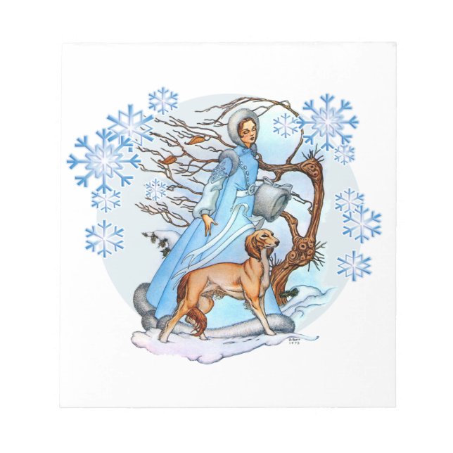 Winter Walk Anteckningsblock (Framsida)