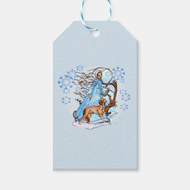 Winter Walk Presentetikett (Framsidan)