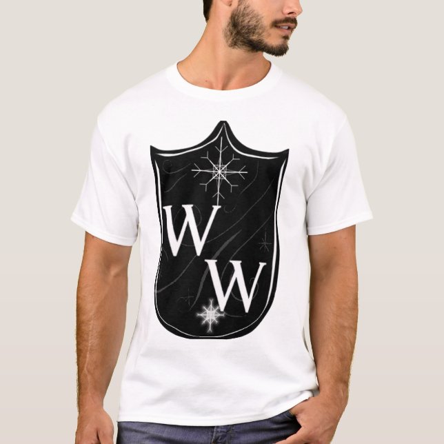 Winter War Snowflake & Shield T-Shirt (Framsida)