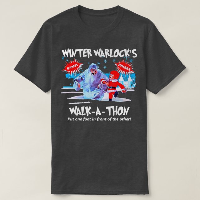 Winter Warlocks WalkAThon T Shirt (Design framsida)