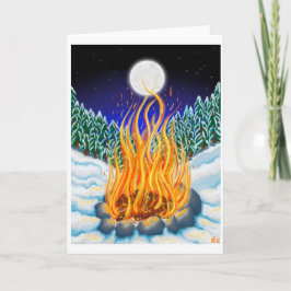 Winter Warmth Helgdag Card Helgkort