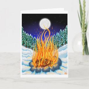 Winter Warmth Helgdag Card Helgkort