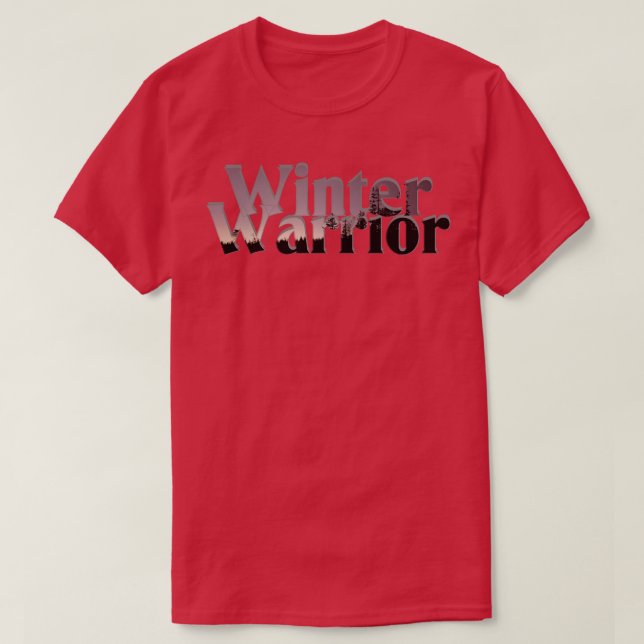 Winter Warrior T Shirt (Design framsida)