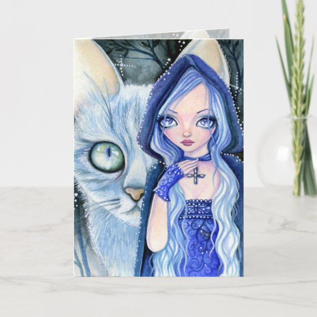 Winter Watcher - tomt kort (Framsida)